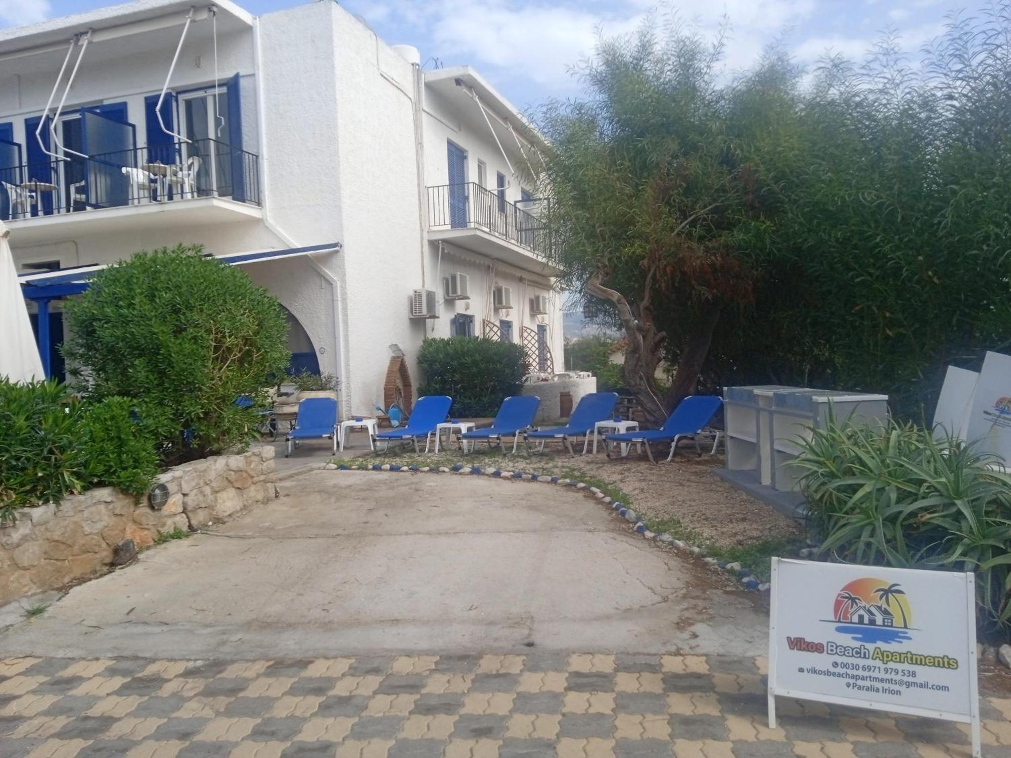Vikos Beach Apartments Paralia Irion Eksteriør billede